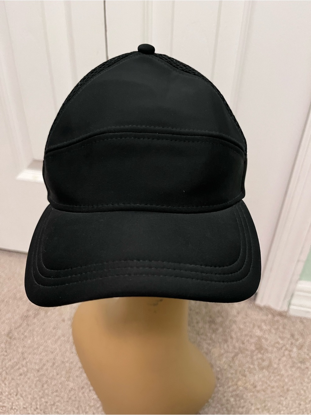 lululemon athletica Black Mesh-Back Athletic Cap
